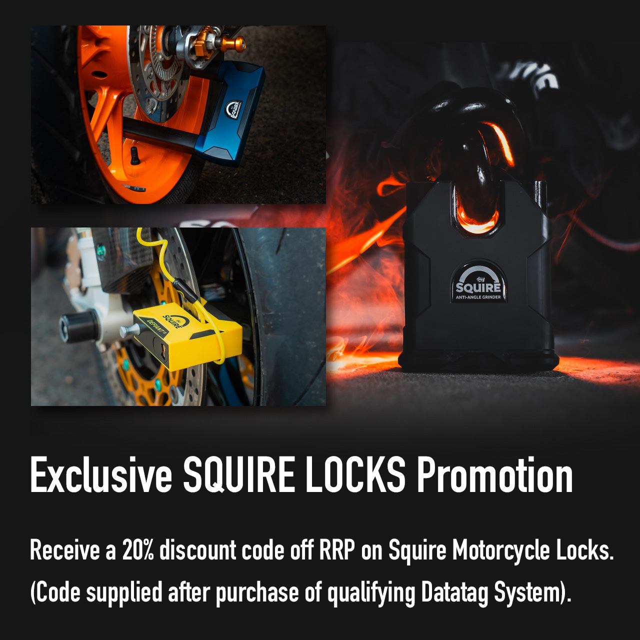 Squire Locks Motorcycle Promotion