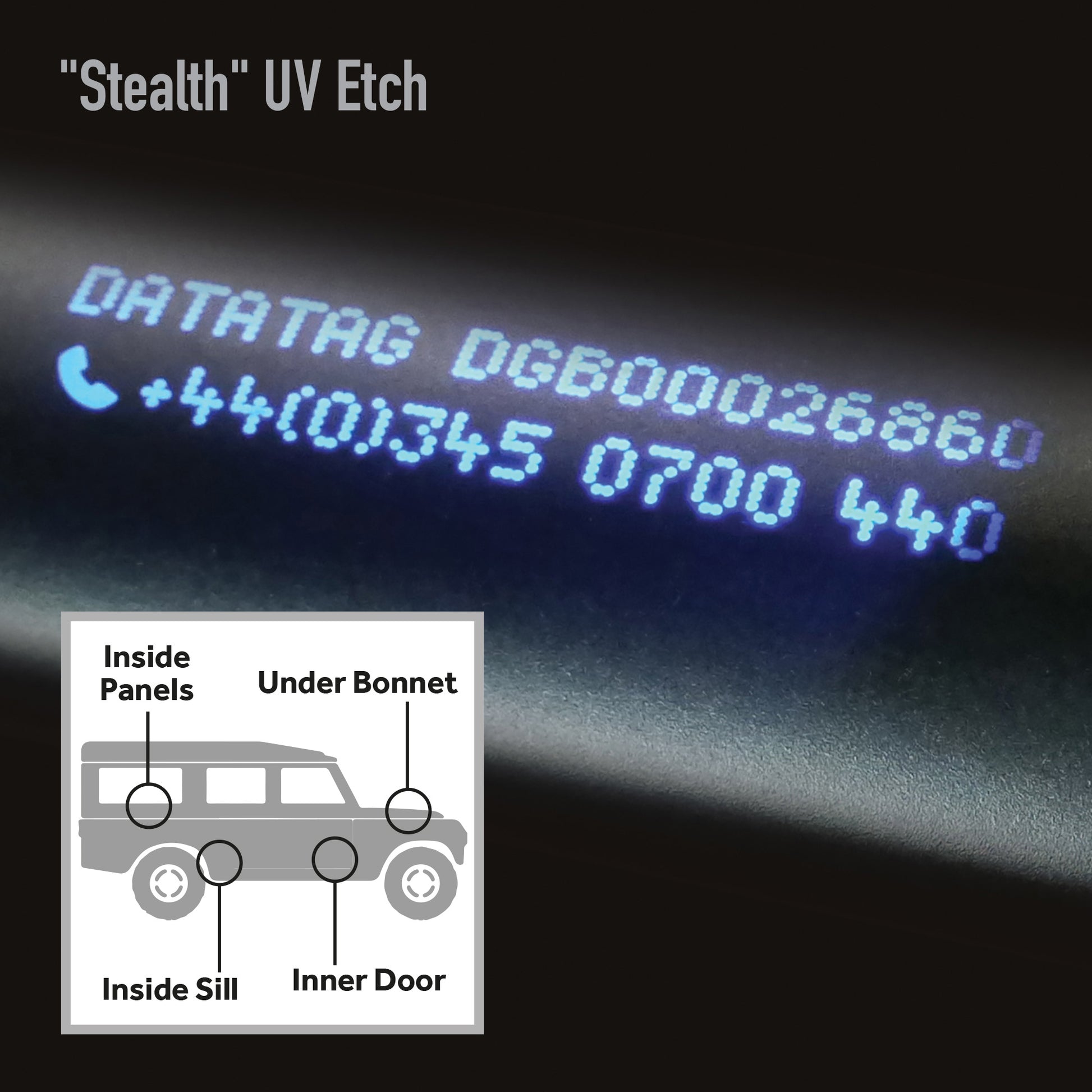 4x4 Stealth UV Etch