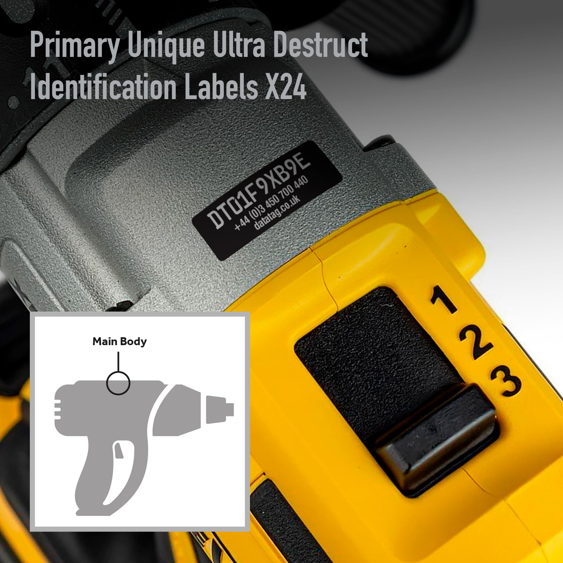 Power Tool Multi System Primary ID Label